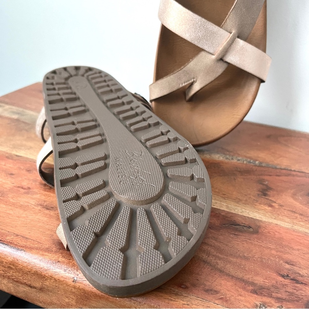 Blowfish vegan sandals a blend of metallic colors NWT size 7 - Picture 4 of 7